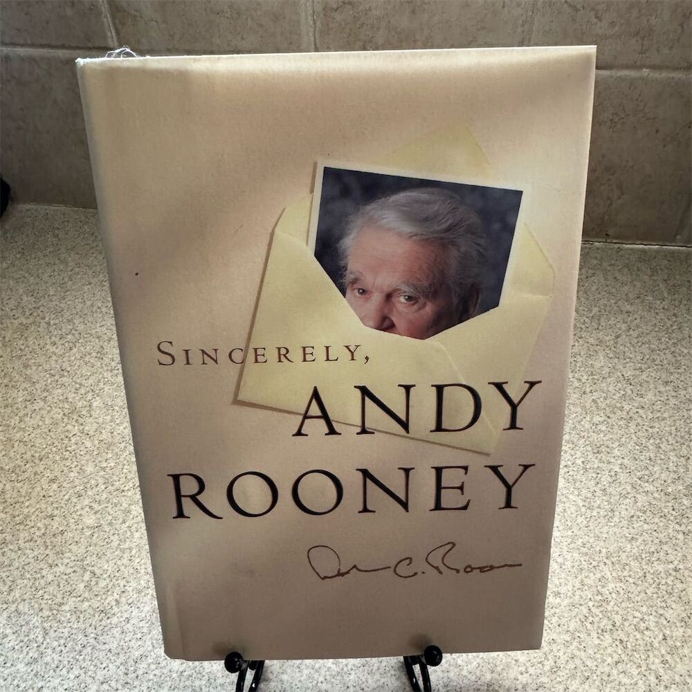 Sincerely, Andy Rooney Hardcover Book by Andy Rooney Essays 1999